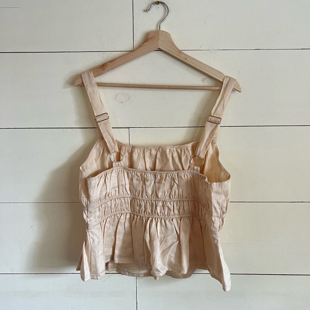 DISSH Cream Ruffle Top - Picture 6 of 9